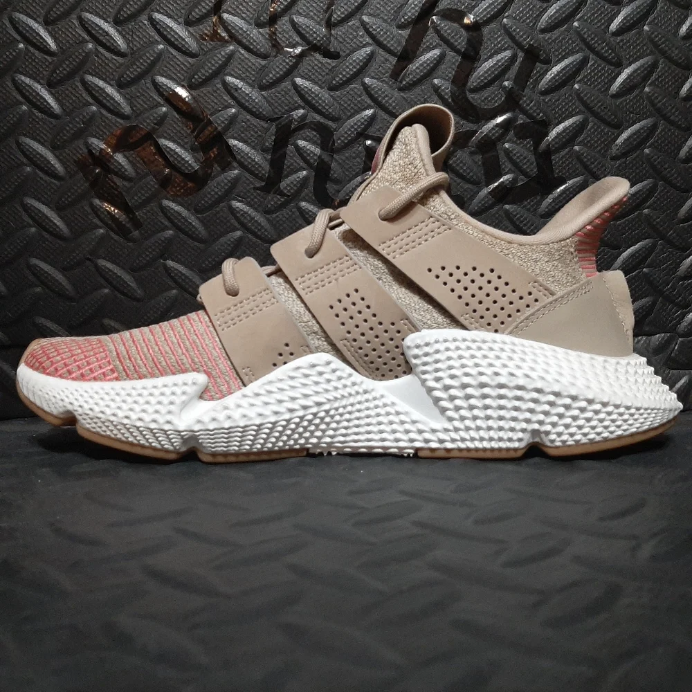 Adidas Prophere Beige Trace Khaki Chalk Pink Men's Shoes CQ2128 size 7 - Picture 2 of 9